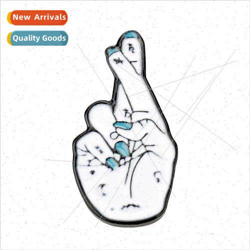 2018 Jewelry Cartoon Creative Personalized Gesture Brooch Co