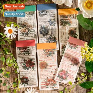 Floral Rhythm Manuscript Series Material Book Vintage Botani