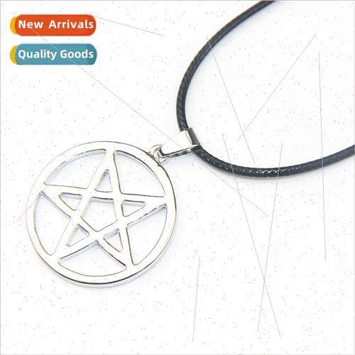 Anime Peripheral 3D Black Deacon Pentagram Satanic Symbol Ne