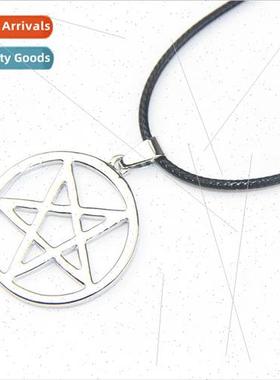 Anime Peripheral 3D Black Deacon Pentagram Satanic Symbol Ne