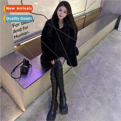 Imitation fox hair collar fur women 2023 winter new environm
