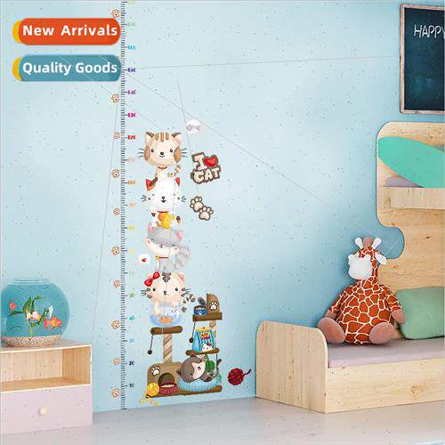 SK9332 cat height stickers childrens room book kindergarten