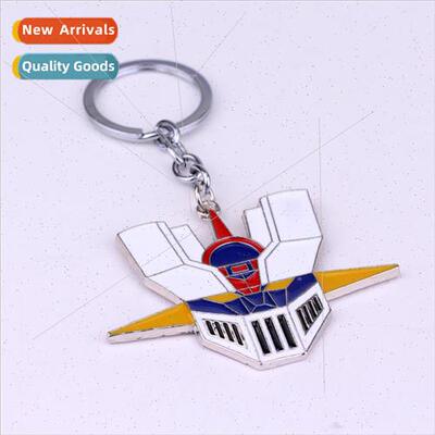 Anime keychain pendant Devil God Caesar head car keychain De