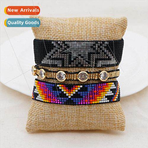 Rice Bead Weaving Handmade Jewelry Niche Fashion Blogger Pun
