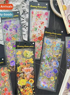 Flower season messenger series goo card handbook waterproof