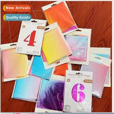 32 inch digital balloon cardboard packaging birthday decorat