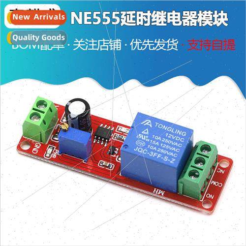 NE555 Delay Relay Module Monostable Switch Delay On Switch 5