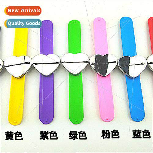 Heart-shaped  magnet wrist suction iron hairpin hairpin stud