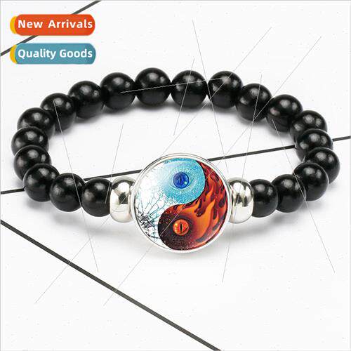 Chinese Style Accessories Yin Yang Tai Chi Handmade Beaded S
