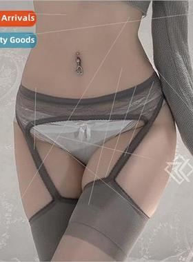 Lace garter one-piece stockings pure desire black silk garte