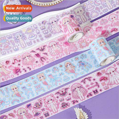 Bella Dress Up Die Cut Tape Set Handbook Decoration Collage