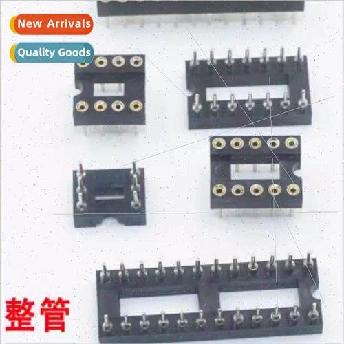 2.54MM Pitch Round Hole IC Socket Integration Block  DIP Mic