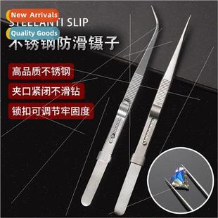 steel slip tweezers Nail locks stainless with tools