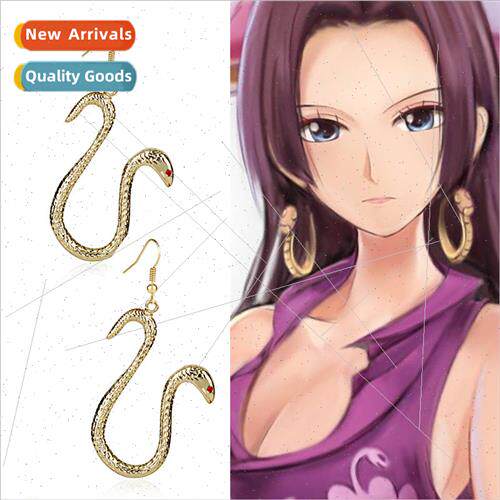 Anime  jewelry ear hook King of Thieves snake  female empero