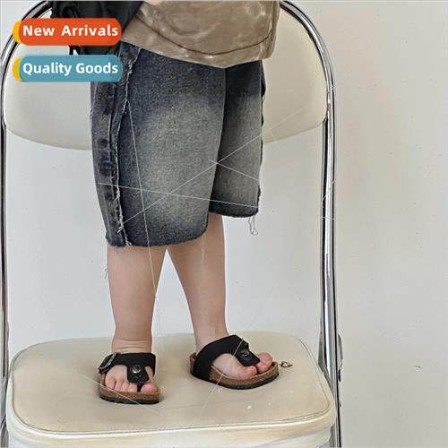 Childrens jeans 2023 new Korean  of the summer boys and girl