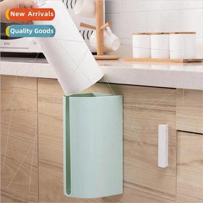 Kitchen paper towel holder wall-mounted household paper roll