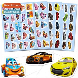 cool sti childrens car sports cartoon stickers 100 pack