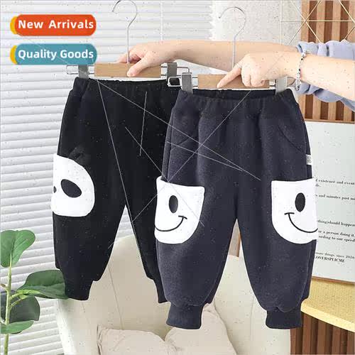 Baby padded pants fall and winter female baby pants winter o