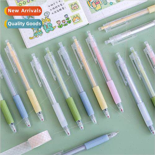 Push Action Neutral Pen Water Pen 适用 Students Exam Black 0