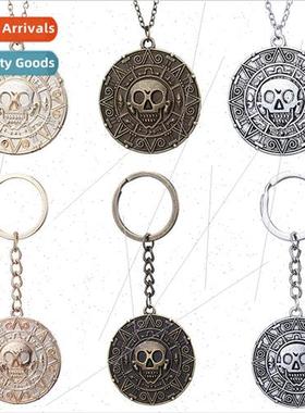 Pirates of the Caribbean Aztec Gold Coin Necklace Aztec Gold