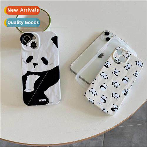 Cartoon cute cute panda 适用 Apple 13/14ProMax phone case iP