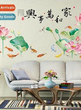 Lotus pond koi home and prosperity Modern new Chinese living