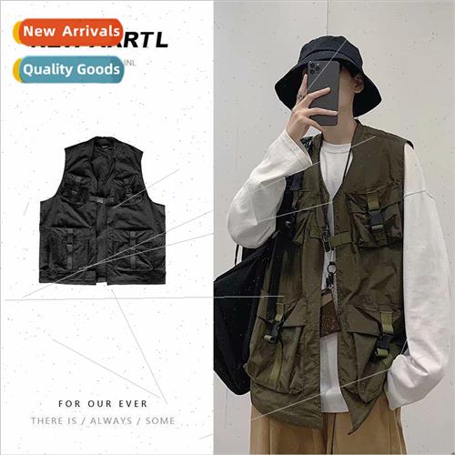Spring and summer workwear vest men Korean nd loose casual h