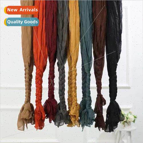Vintage cotton and linen hand-woven braided multi-purpose sc