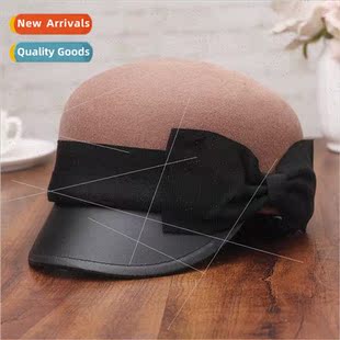 Korean fashion leather Autumn splicing winter edge duck and