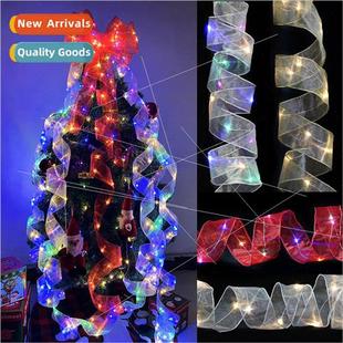 Decoration ght Edge Christmas Locked Ribbon Yarn New Board