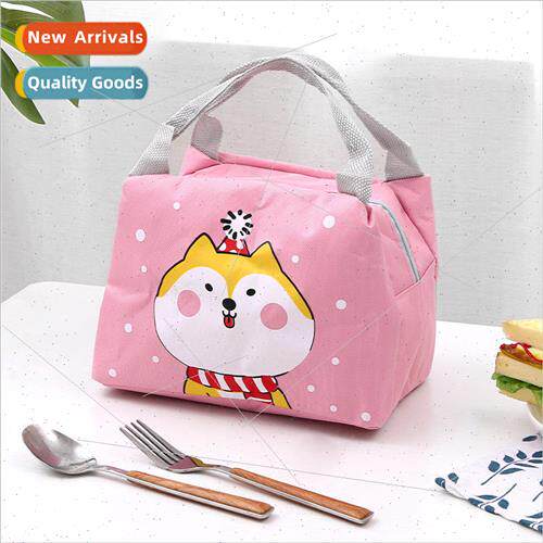 Korea portable student lunch box bag picnic bag cartoon port