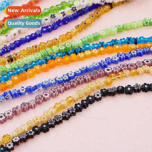 Ins fresh  irregular glazed beads handmade diy beading mater