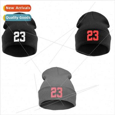 New 23 Beanie Hip Hop Knit Hat Set Dance Woolen Cap Slouchy