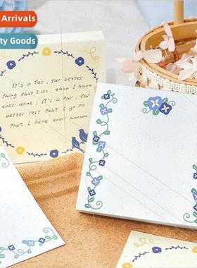 100 pcs of note book flowers and leaves trailing set series
