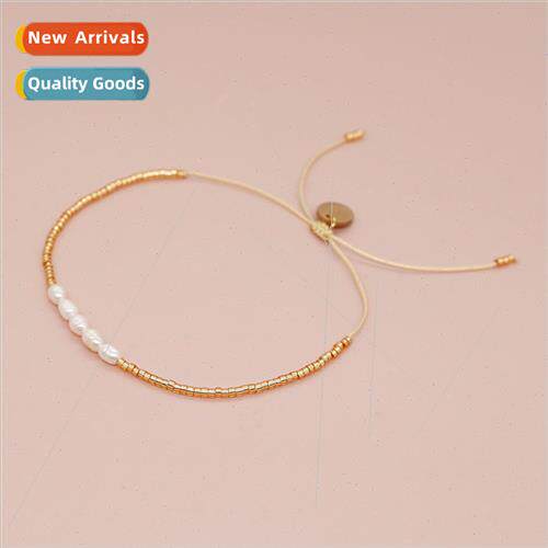 Vintage niche baroque  gold beads rice beads hand beaded nat