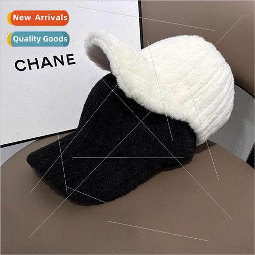 Autumn and winter hats female set outdoor warm baseball cap