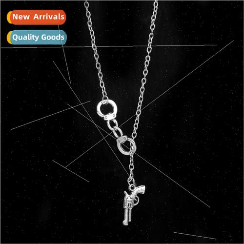 Jewelry End of the ne Handcuff Pendant Couple Necklace Chain