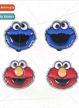 Cartoon boutique  Sesame Set Elmo alloy drop silver pin anti