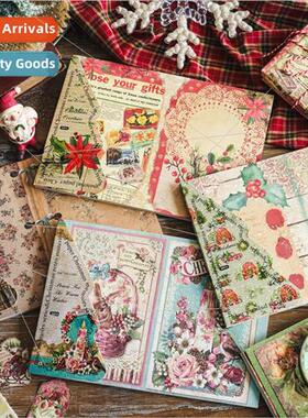 Material paperback Christmas memoir series vintage santa mes