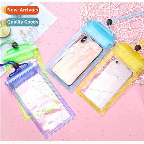 PVC cell phone waterproof bag transparent three-layer waterp