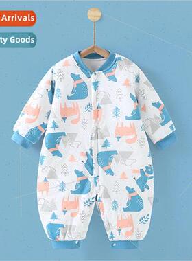 Baby jumpsuit fall and winter jacket cotton hajacket baby wi