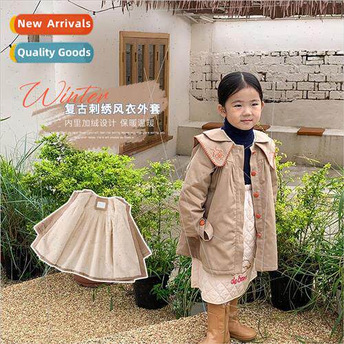 girls padded thickened windbreaker fall and winter Korean  o