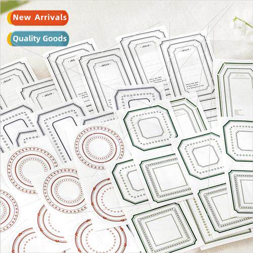 Border sequel series of sticky notes retro duplex tearable e