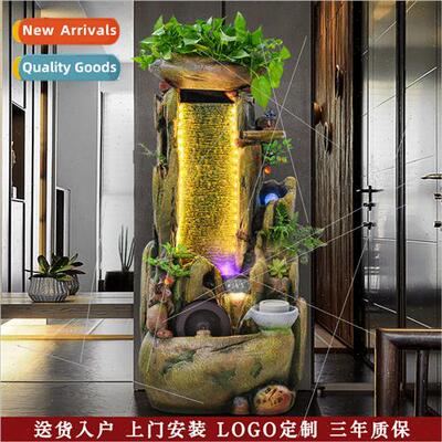 Large rockery fountain feng shui wheel fish pond ornaments c