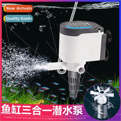blue multi-function submersible pump fish tank oxygenation s