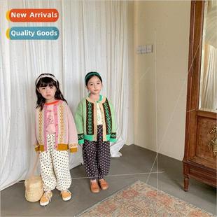 end meng womens sweater Korean and 2023 mens Childrens fall