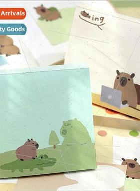 100 pcs of note book Kapi Bara Paradise Series Cartoon Dolph