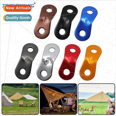 Outdoor double-eye aluminum alloy umbrella rope buckle tent