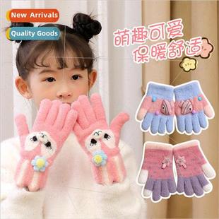 finger girls years boys gloves warm five childrens old