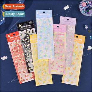 field flower series Guca rose spring ins las stickers